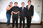 Suse Kohler, Mitsutoshi Sugiyama, Shinsuke Toda, stellvertretender Generalkonsul in München, Hotelinhaber  Korbinian Kohler (©Foto. Marikka-Laila Maisel)